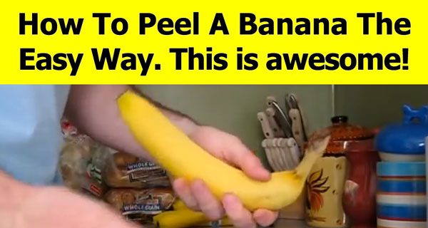 Man Demonstrates How Monkeys Peel Bananas So Easily