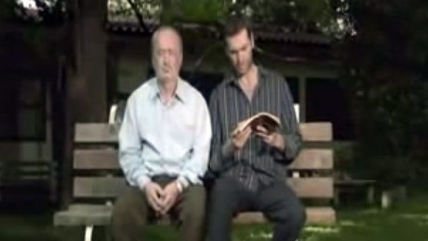 Man Loses Patience With His Elderly Dad Until A Bird Reminds Him Of What Matters