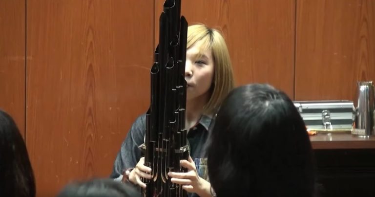 Musician Plays ‘Super Mario Brothers’ On Unusual Ancient Instrument And It Sounds Incredible