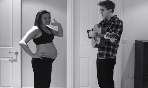 This Couple Took a Photo Every Day of Their Pregnancy, Wrote a Beautiful Song and Then Made THIS.