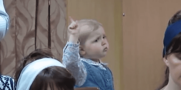 Little Girl Shocks Everyone When She Starts Conducting To The Music