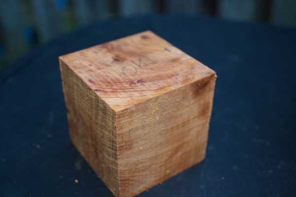 square piece of wood