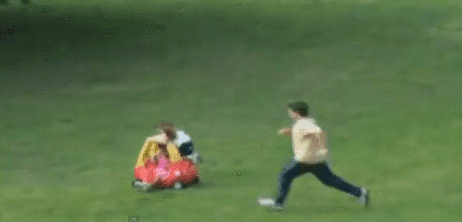 This Dad Becomes A SuperHero When He Saves His Kid From Being Hit By A Car! This Is Unbelievable!