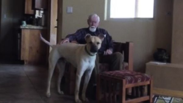 Man momentarily gains back his speech with dog
