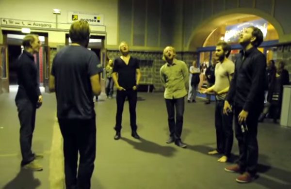 An 800-Year-Old Hymn Is Sung In A Train Station. This Was So Amazing, These Guys Gave Me Chills!