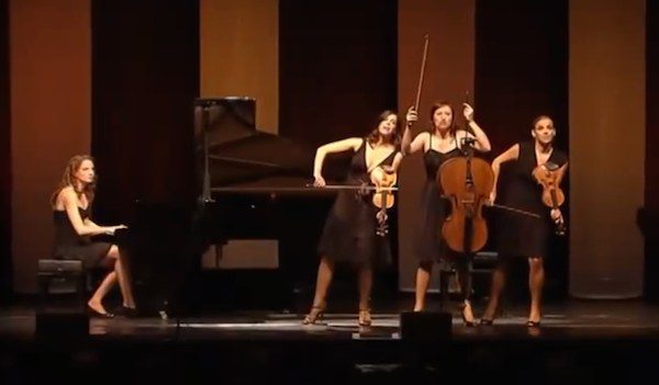 Four Talented Ladies Walk On Stage And Stun Audience With Their Hilarious Musical Performance