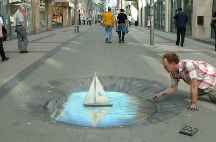 Man Takes Street Art To A Whole New Level With His Optical Illusions