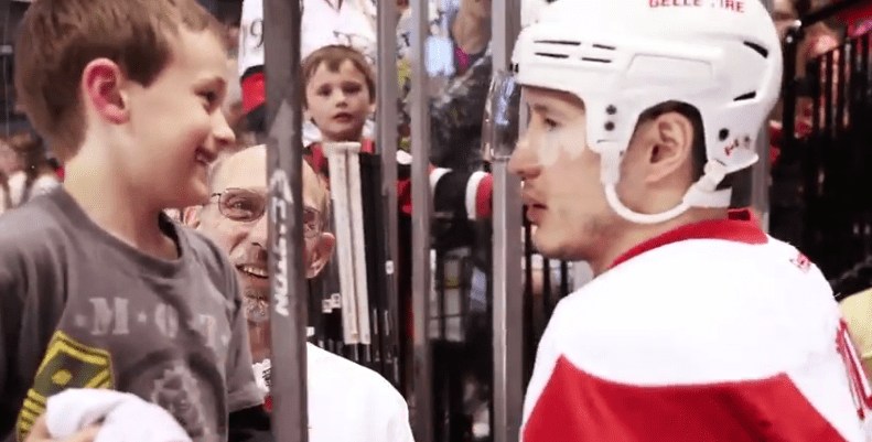 A Hockey Star Surprised This Little Boy With A Gift. His Reaction Is Absolutely PRICELESS!