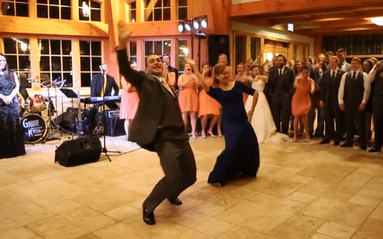 This Guy And His Mom Surprised Everyone At His Wedding, Making Them All Laugh and Cheer! Awesome!