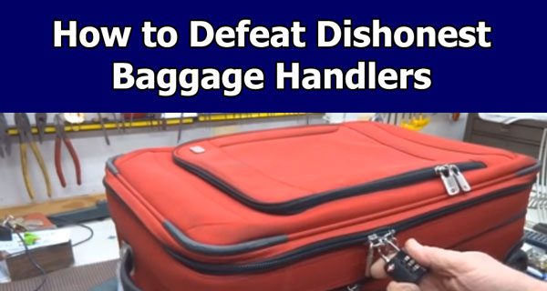 How To Keep Thieves Out Of Your Luggage And Keep Your Stuff Safe! Everyone Needs To Know This!