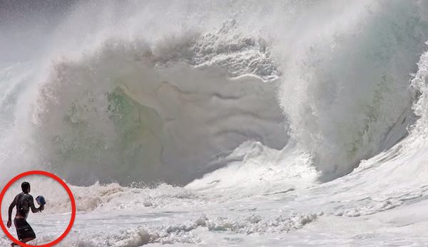 Brave Man Dives Into The World’s Biggest Waves And What He Captures On Camera Is Spectacular