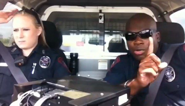 Ever Wonder What Goes On In A Police Patrol Car? I Would Never Expect Cops To Do THIS! LOL!