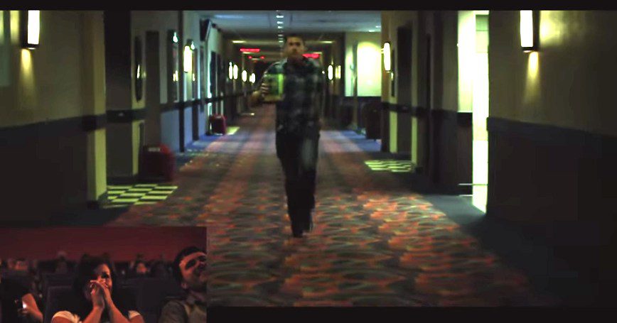 man's movie trailer proposal