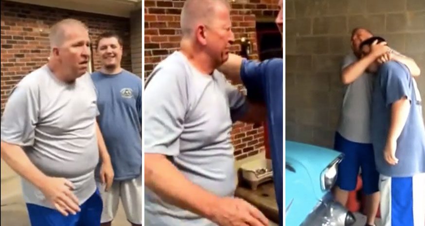 Son surprises dad with special gift