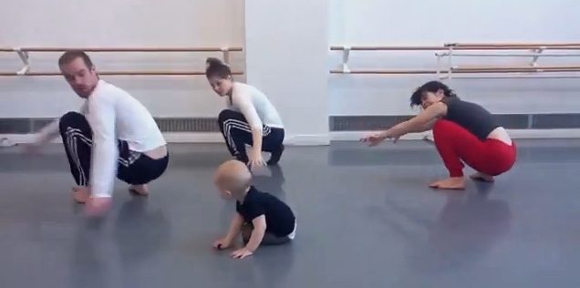 Toddler inspires dance