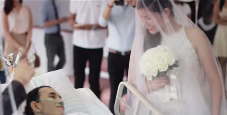 a moving wedding