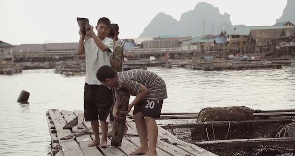 Thai kids want to play soccer