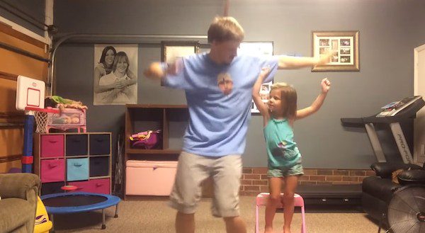 dad daughter dance-off
