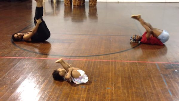 Dancers Take Their Queue From Little Girl Dancing