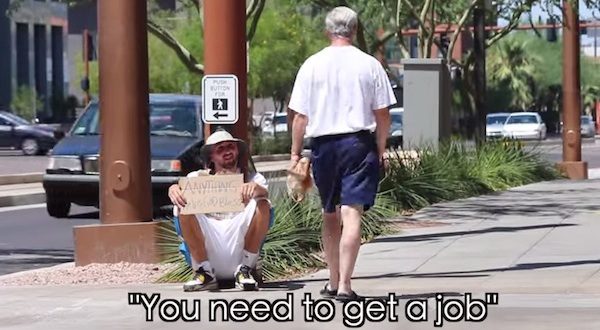 Some People Were Rude, But The Ones Who Helped This Panhandler Received A Wonderful Surprise.