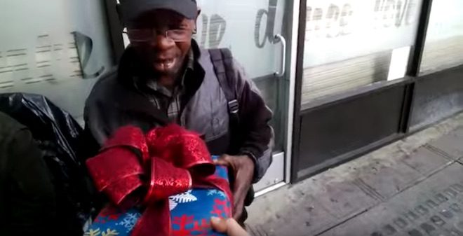 Thoughtful Man Spends His Christmas Money To Buy Gifts For The Homeless