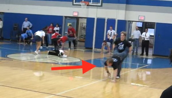 wheelbarrow race