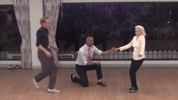 90 year old swing dances