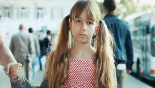 Little Girl Holds Hands With A Monster In Chilling PSA Showing How Kids See Parents That Drink