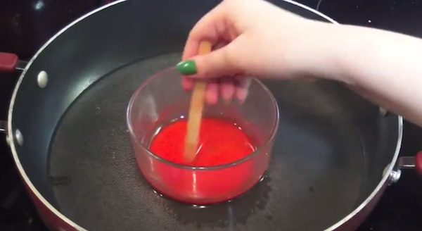 making lipstick from crayons