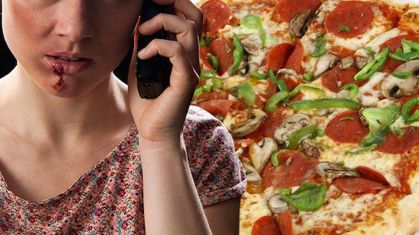 Domestic Abuse Victim Saves Her Life By Ordering Pizza From 911