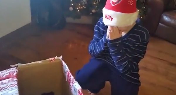 billy gets christmas surprise