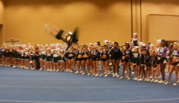 cheerleader performance