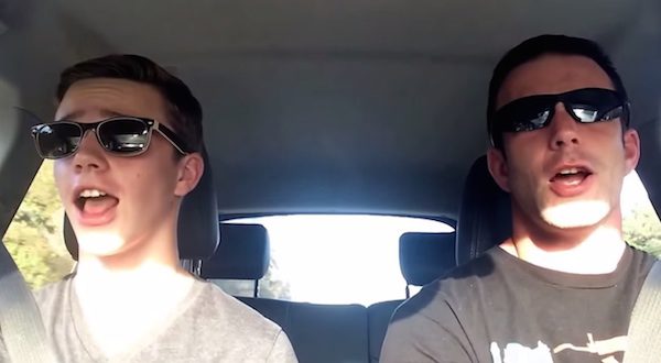 father son lip sync