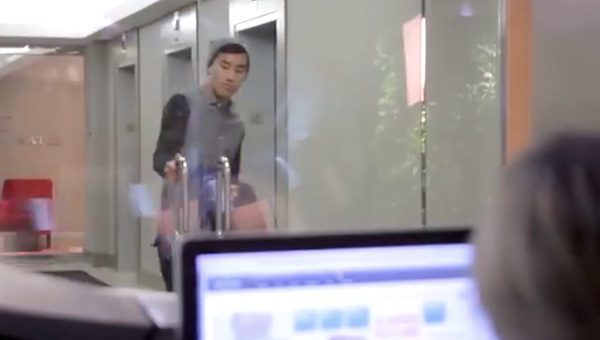 Amazing Holiday Classic Remixed With Sounds From Office Equipment