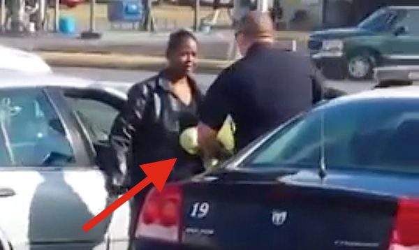 officer buys eggs for shoplifting grandmother