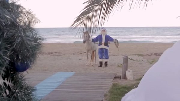 Santa surprise from Westjet