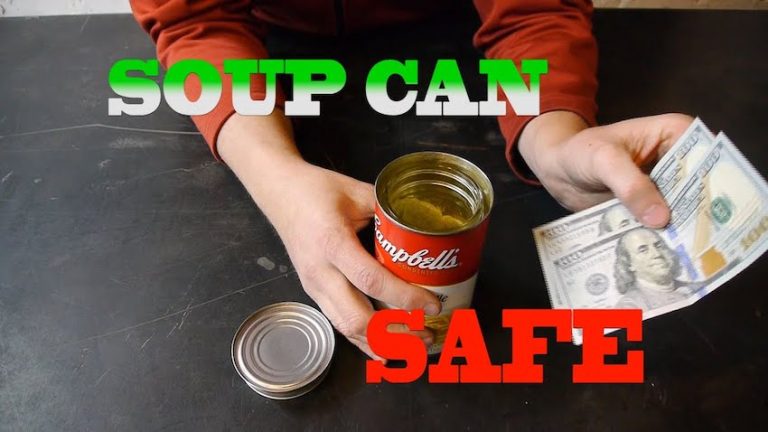 How To Make A Secret Safe From A Soup Can