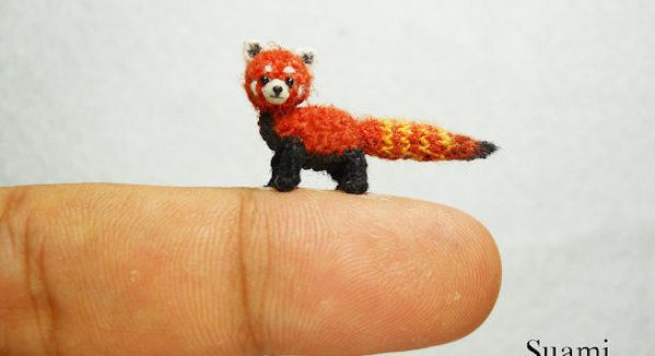 These Miniature Crochet Animals Are So Tiny They Will Sit On Your Finger Tip