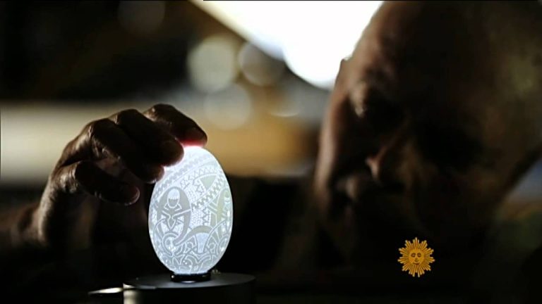 Man Drills Holes Into Eggs And Creates Breathtaking Artwork