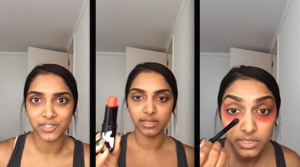 beauty hack for dark circles under eyes