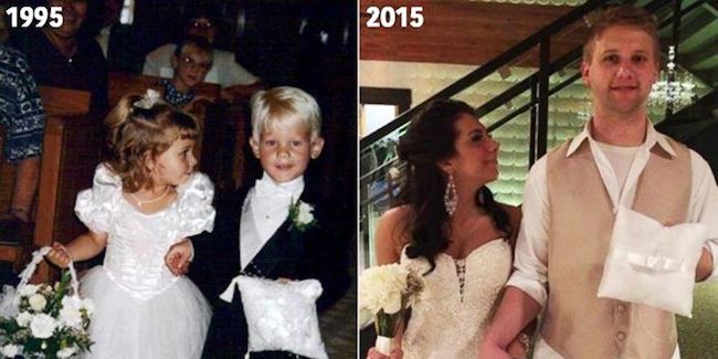 Flower Girl and Ring Bearer Who Met At Wedding Get Married 20 Years Later