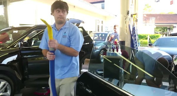 car wash with autism