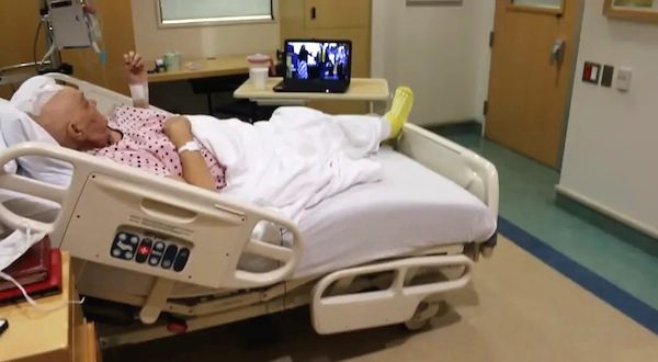 Grandmother Watching Granddaughter’s Graduation From Hospital Bed Gets Amazing Surprise