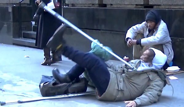 A Man Falls Down To See Who Might Help Him And The Outcome Is Surprising