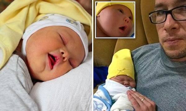 Samuel Forrest and baby Leo