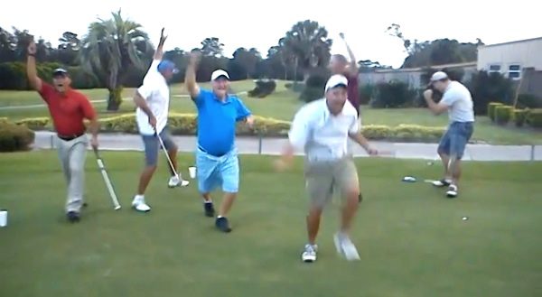 putting trick shot