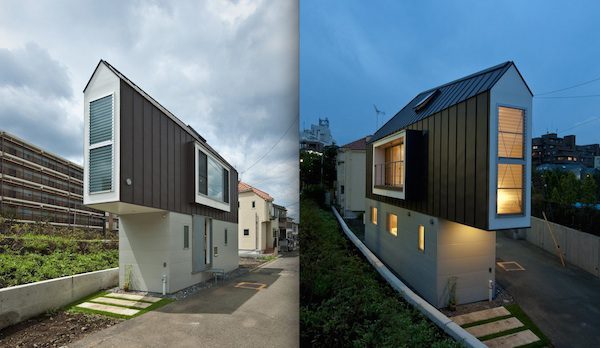 japanese riverside house