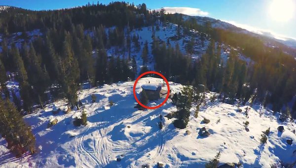 snowboarder builds tiny house off the grid