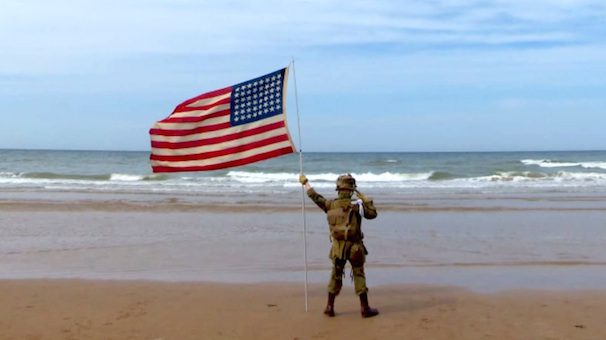 Boy's tribute salute