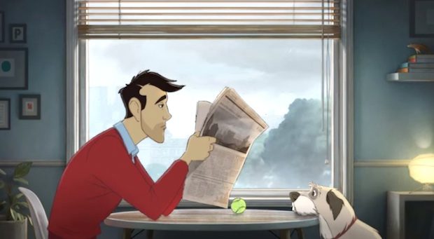 coca cola ad with dog